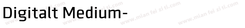 Digitalt Medium字体转换
